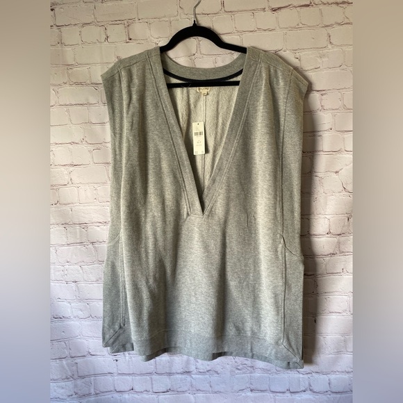 NWT Anthropologie Sweatshirt Vest - Picture 2 of 8